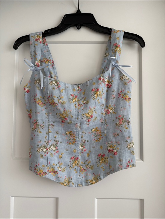 Reformation Tops - Reformation crop floral tank